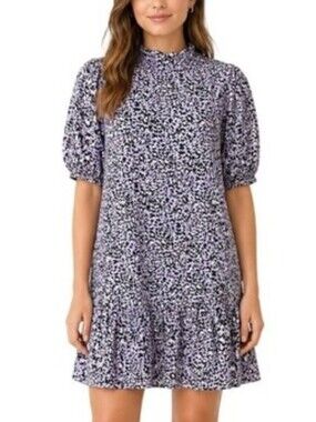 Tyler‎ Boe Ruffle Hem Cheetah Mini Dress